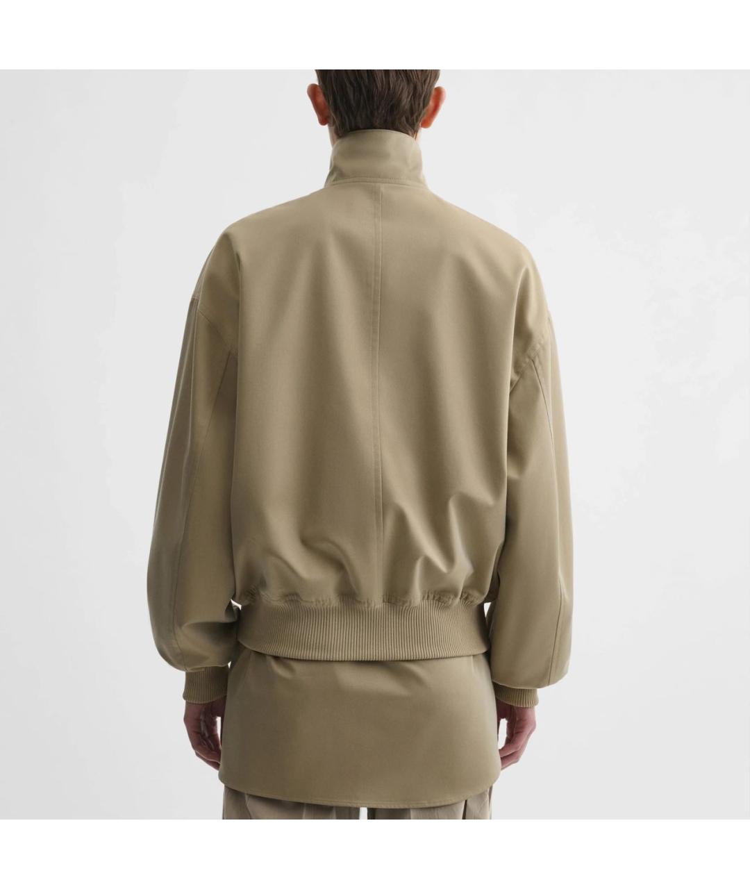 PHOEBE PHILO Бежевая хлопковая куртка, фото 7