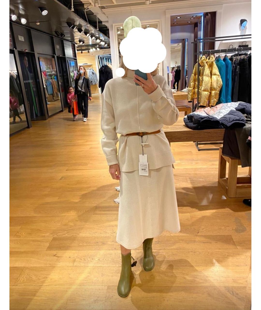 JOSEPH Бежевый шерстяной джемпер / свитер, фото 8