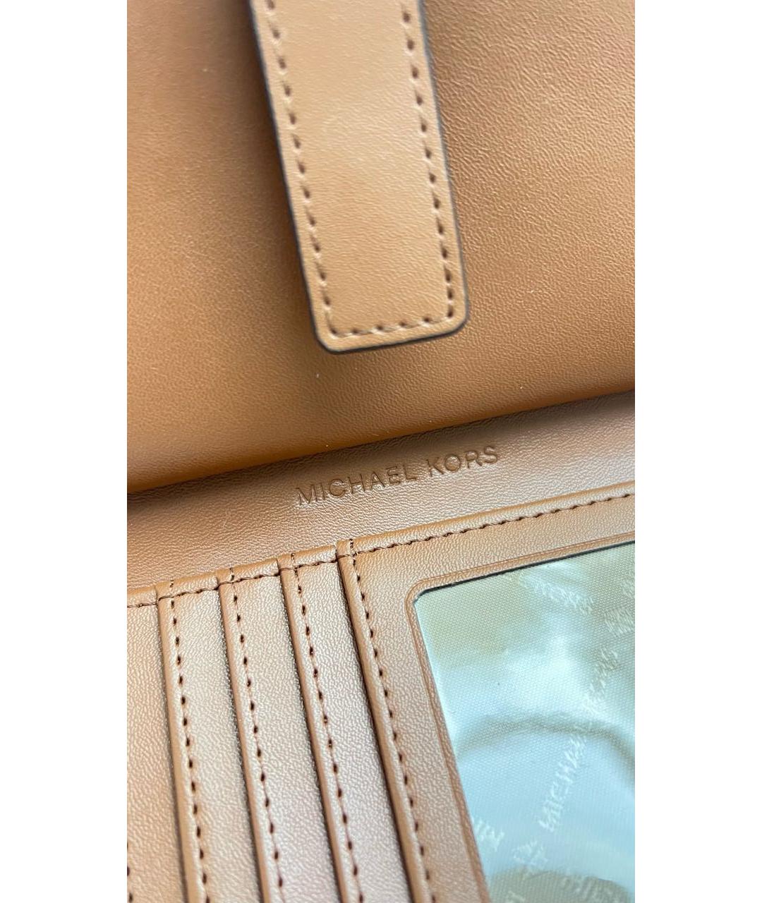 MICHAEL KORS Коричневый кошелек, фото 4