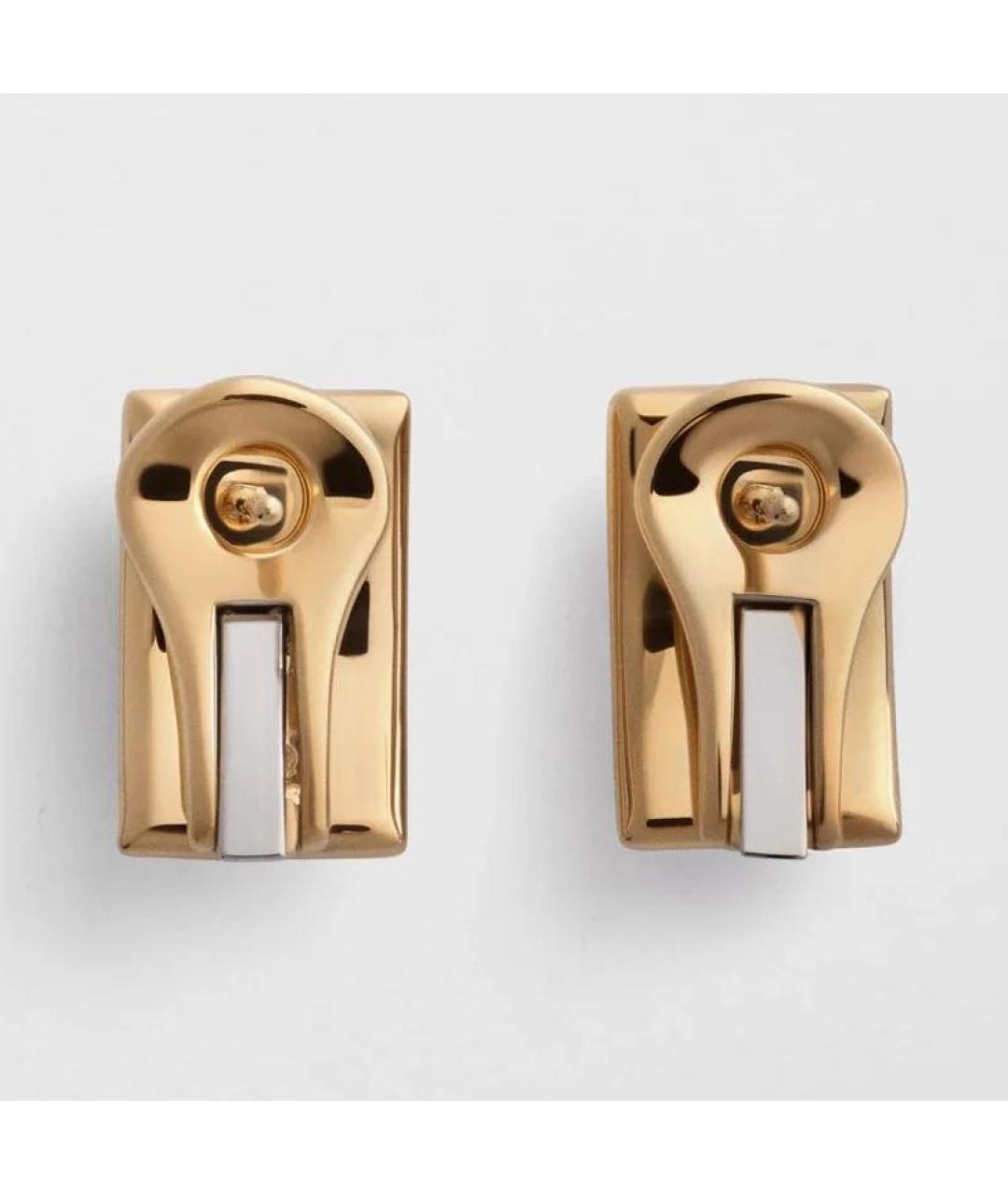 PHOEBE PHILO Золотые серебряные серьги, фото 3