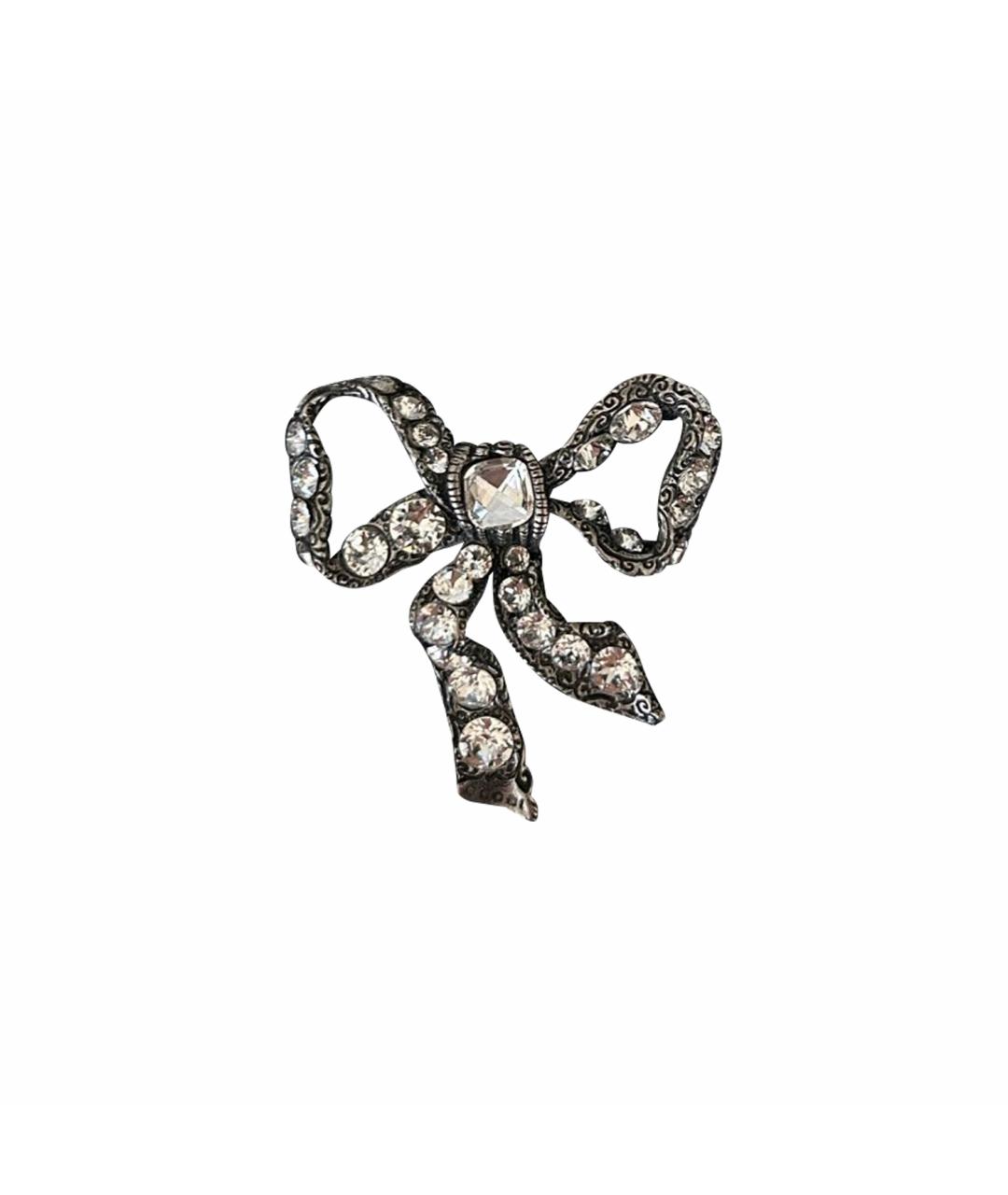 GUCCI Серебряная металлическая булавка / брошь, фото 1