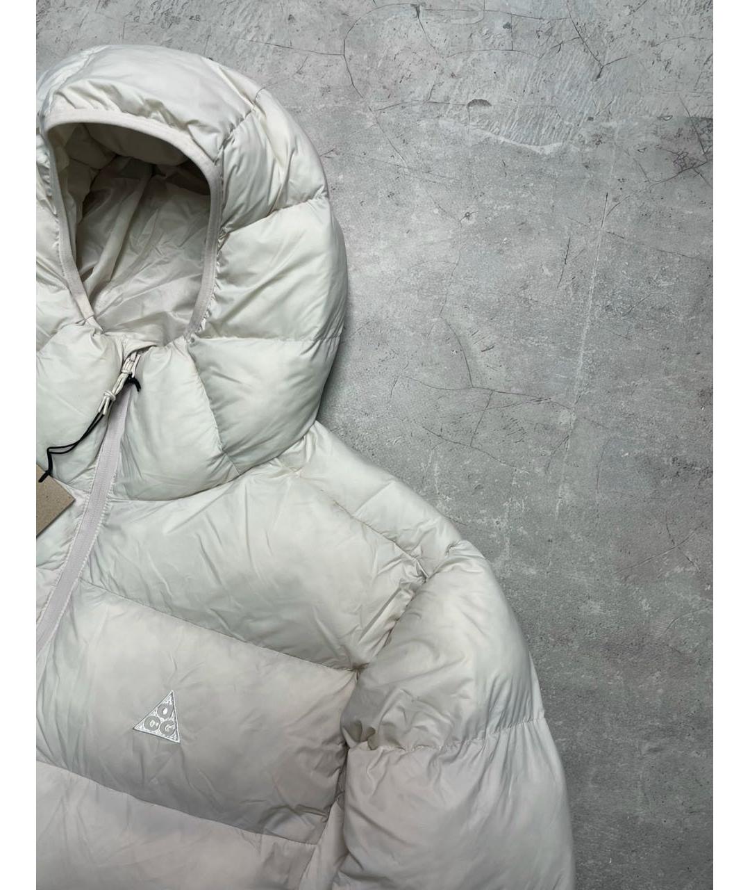 NIKE ACG Белый полиэстеровый пуховик, фото 8