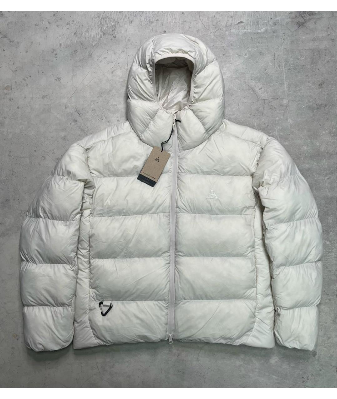 NIKE ACG Белый полиэстеровый пуховик, фото 9