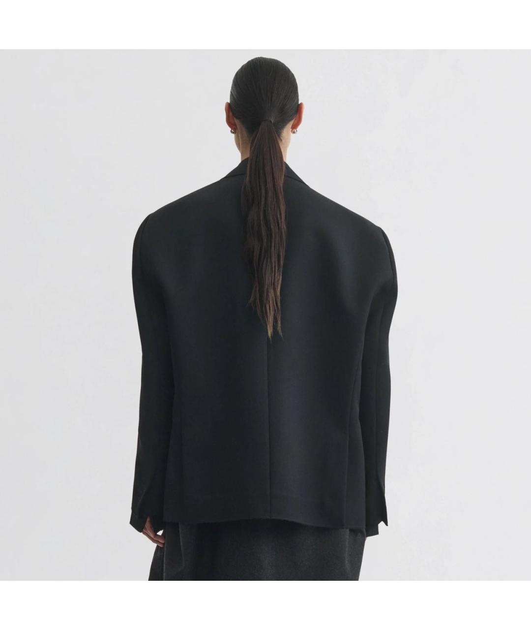 PHOEBE PHILO Черный шерстяной жакет/пиджак, фото 7