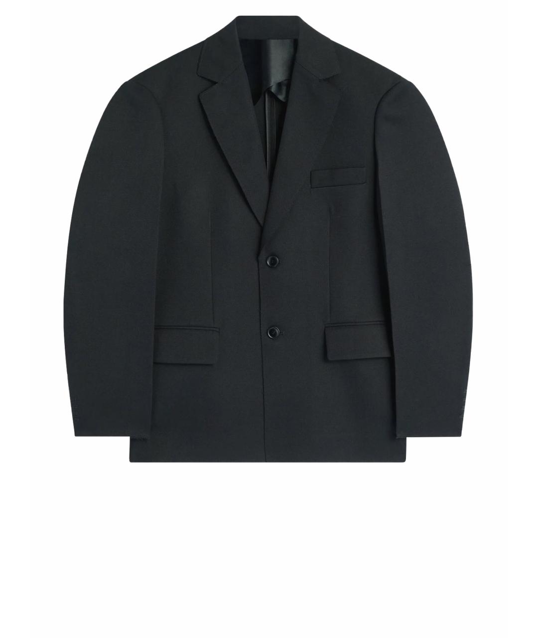 PHOEBE PHILO Черный шерстяной жакет/пиджак, фото 1
