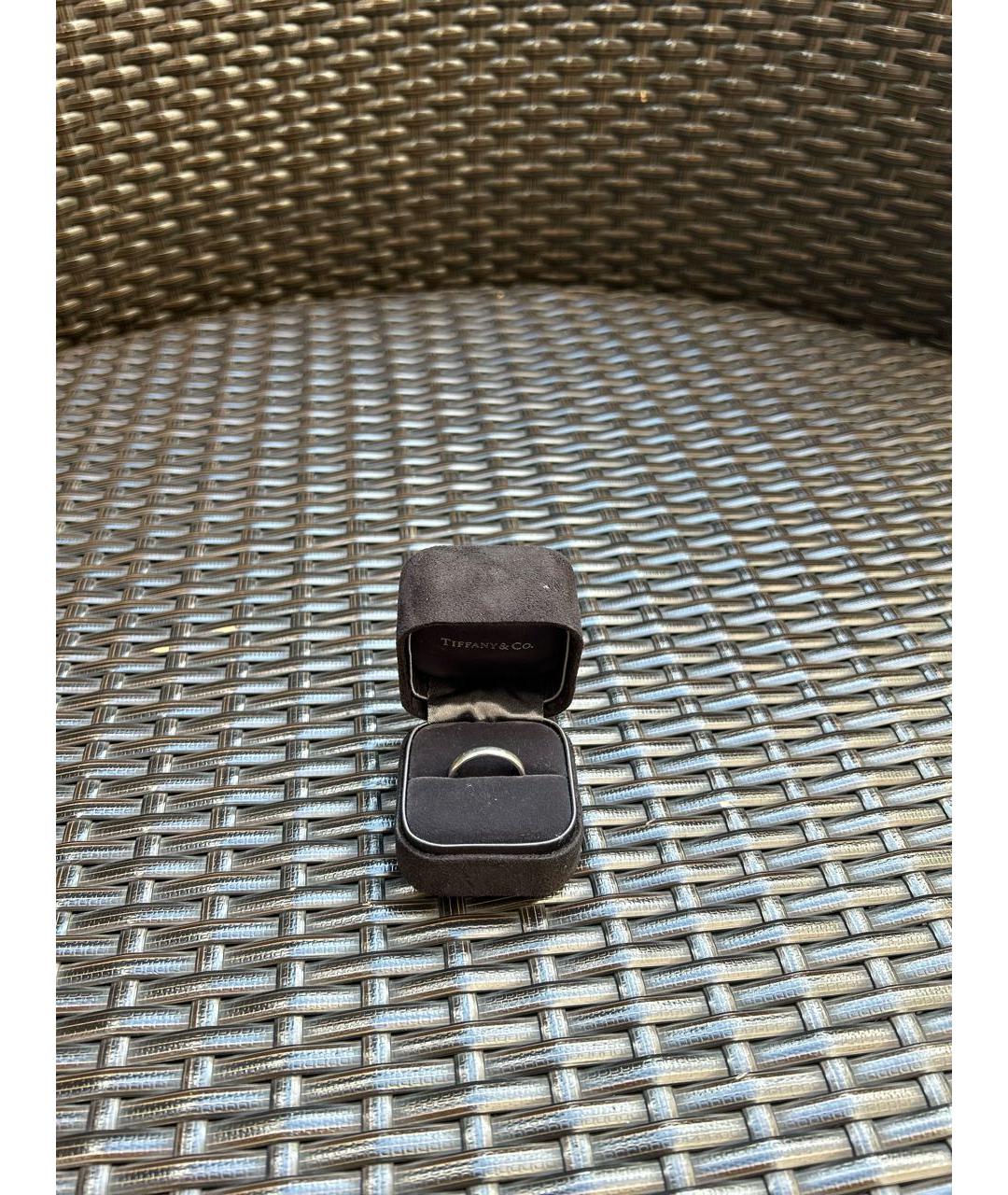TIFFANY&CO Серебряное платиновое кольцо, фото 2