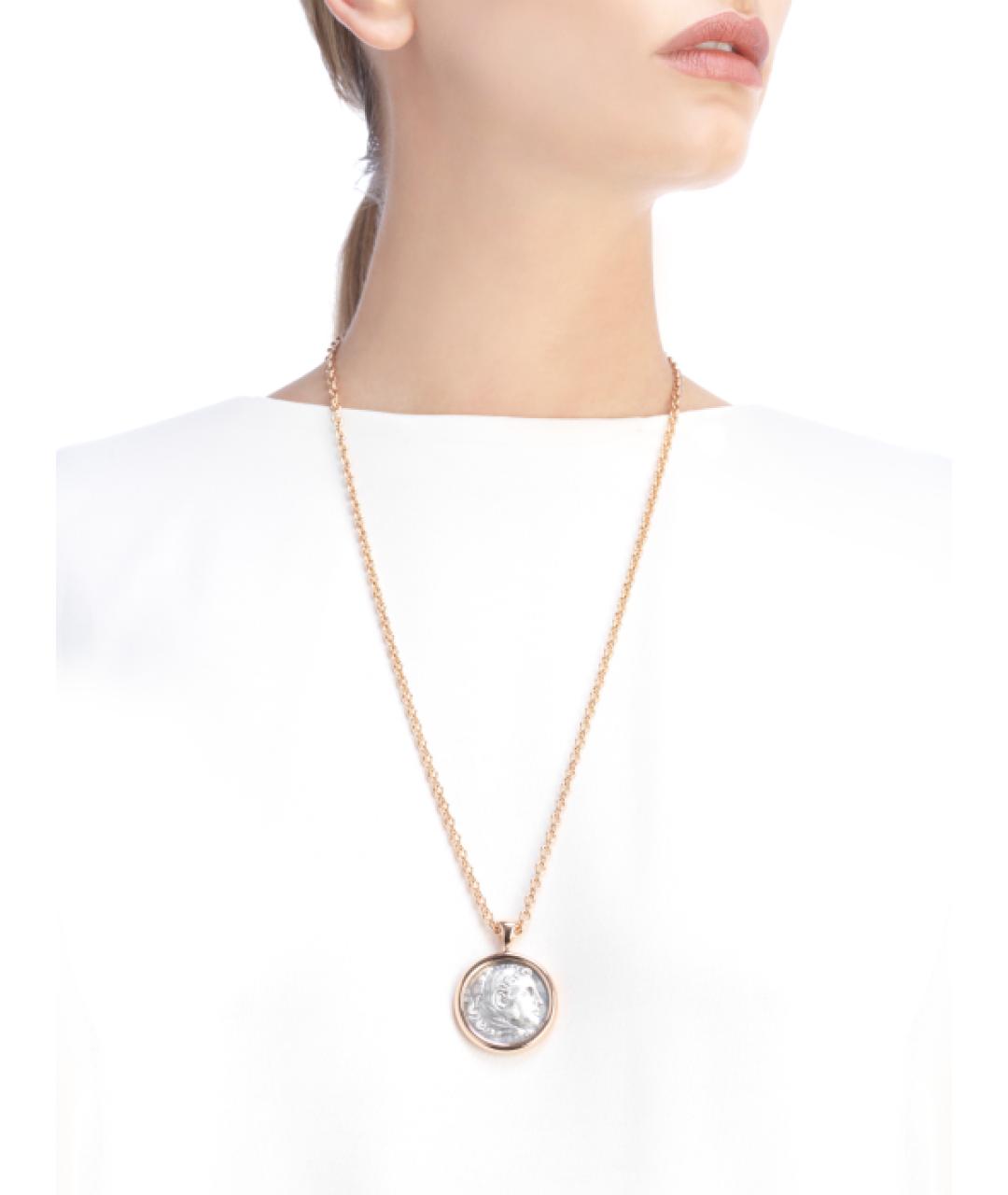BVLGARI Золотое колье из розового золота, фото 4