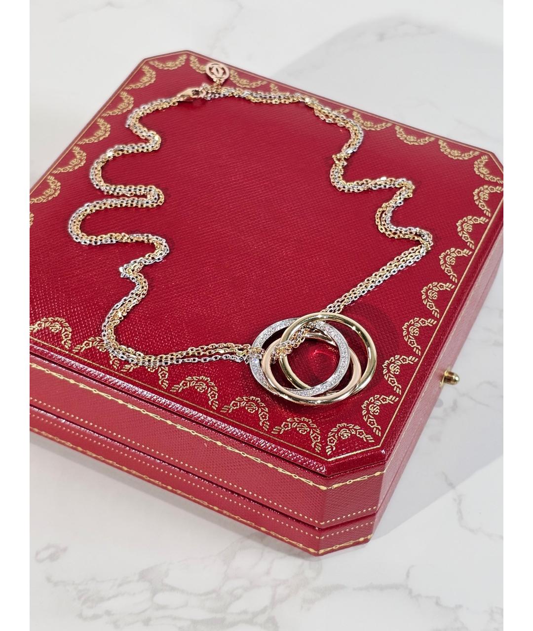 CARTIER Золотое колье из белого золота, фото 4
