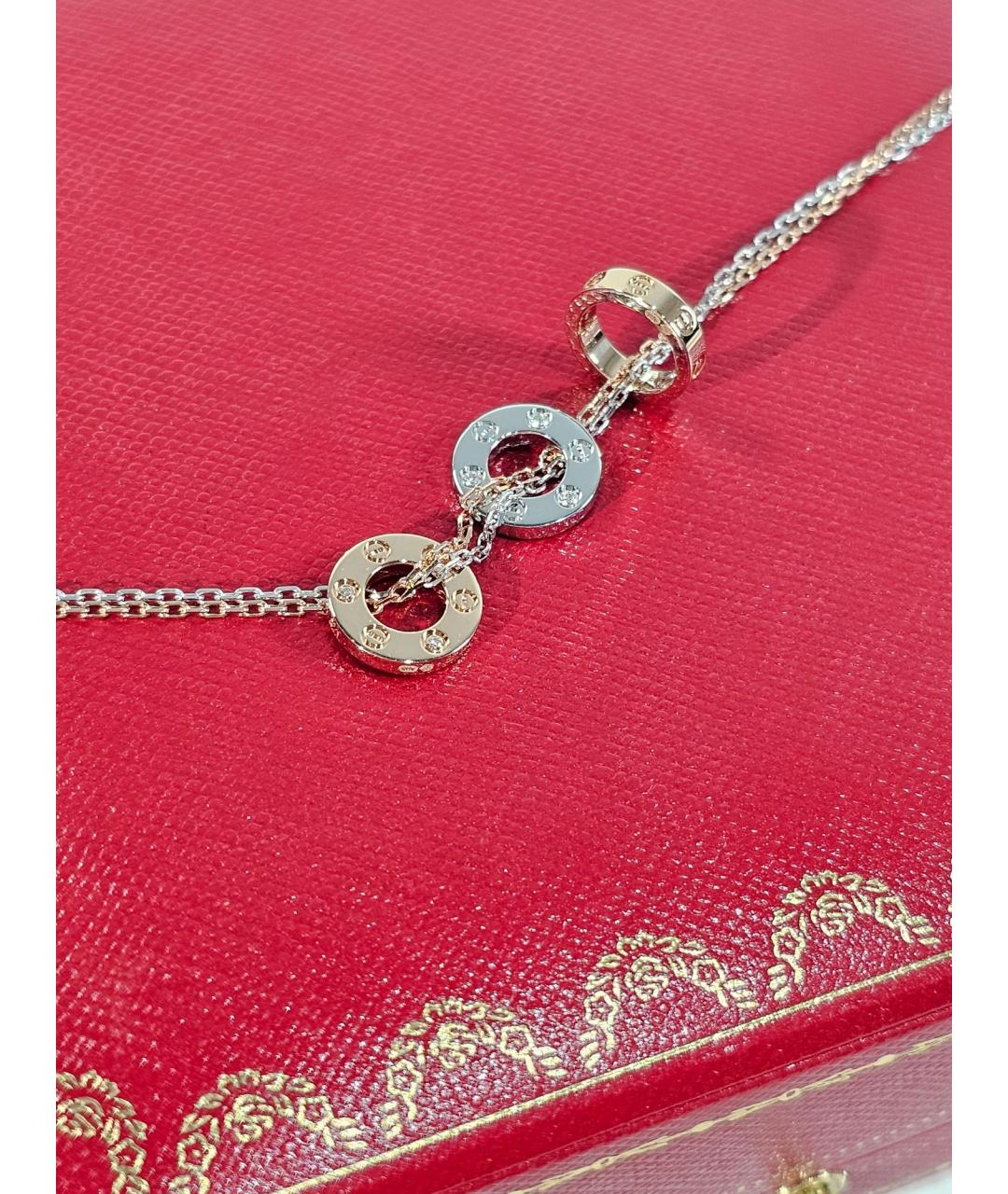 CARTIER Золотое колье из белого золота, фото 3