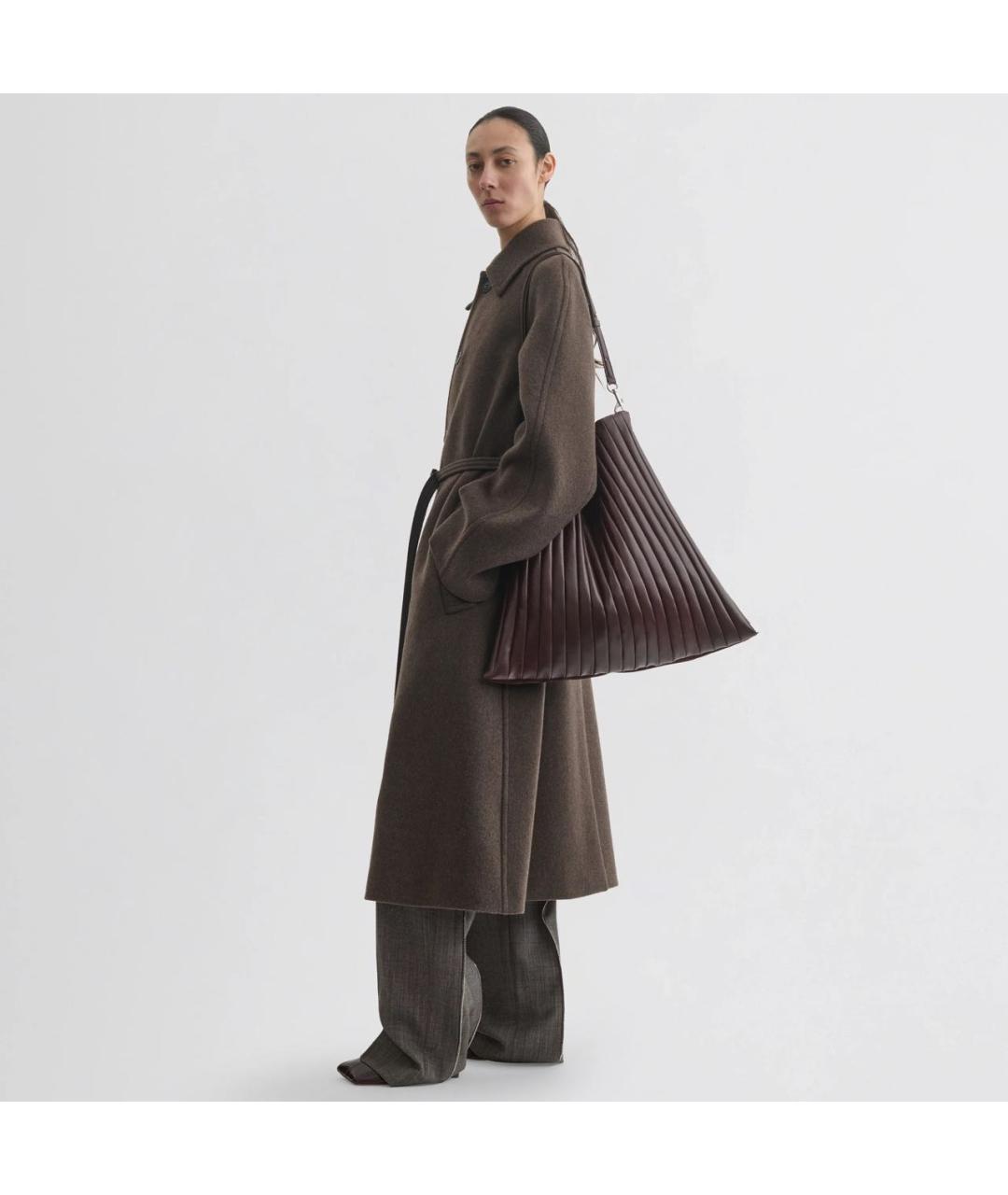 PHOEBE PHILO Коричневое кашемировое пальто, фото 6