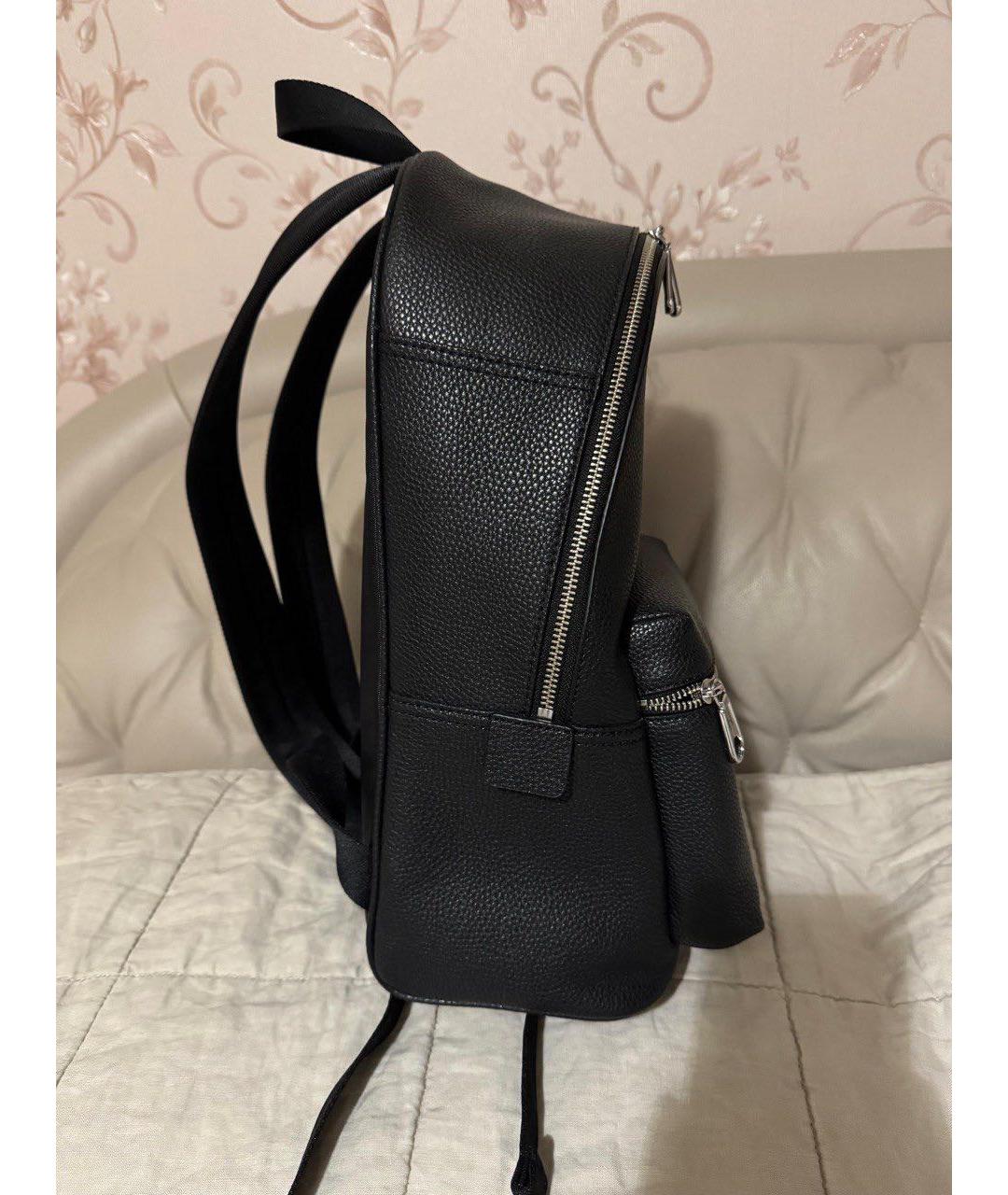 MARC JACOBS Черный кожаный рюкзак, фото 3