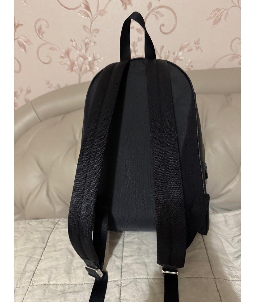 MARC JACOBS Черный кожаный рюкзак, фото 4