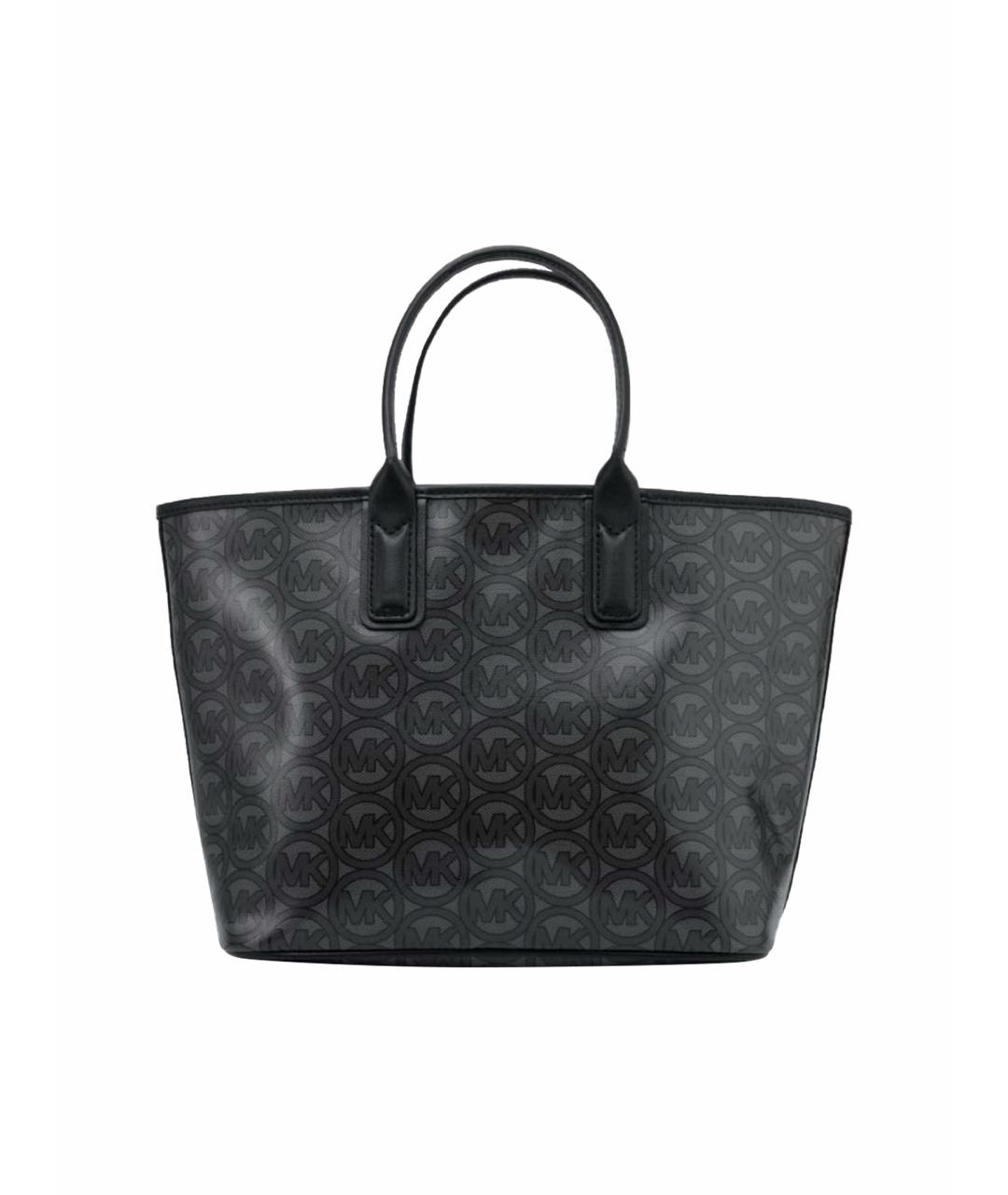 MICHAEL KORS Черная сумка тоут из искусственной кожи, фото 1