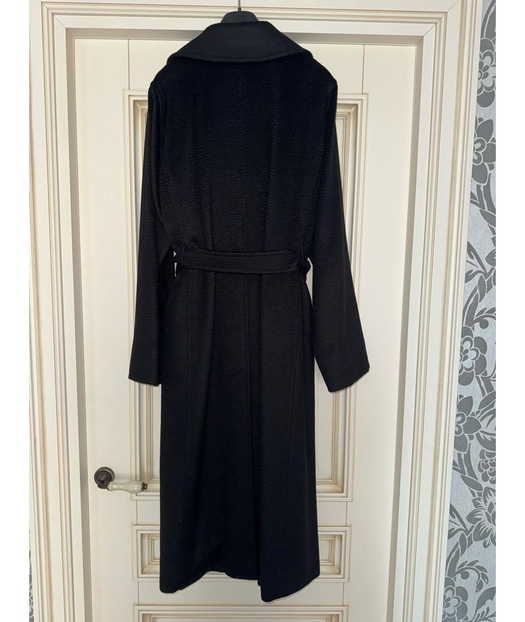MAX MARA Черное шерстяное пальто, фото 2