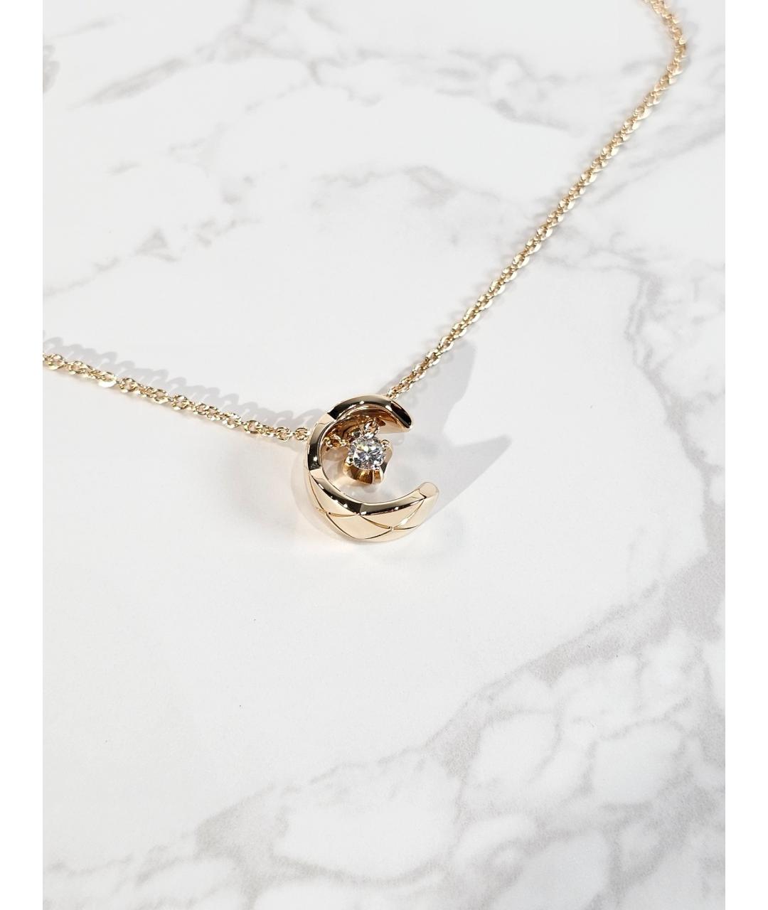 CHANEL Золотое колье из желтого золота, фото 2