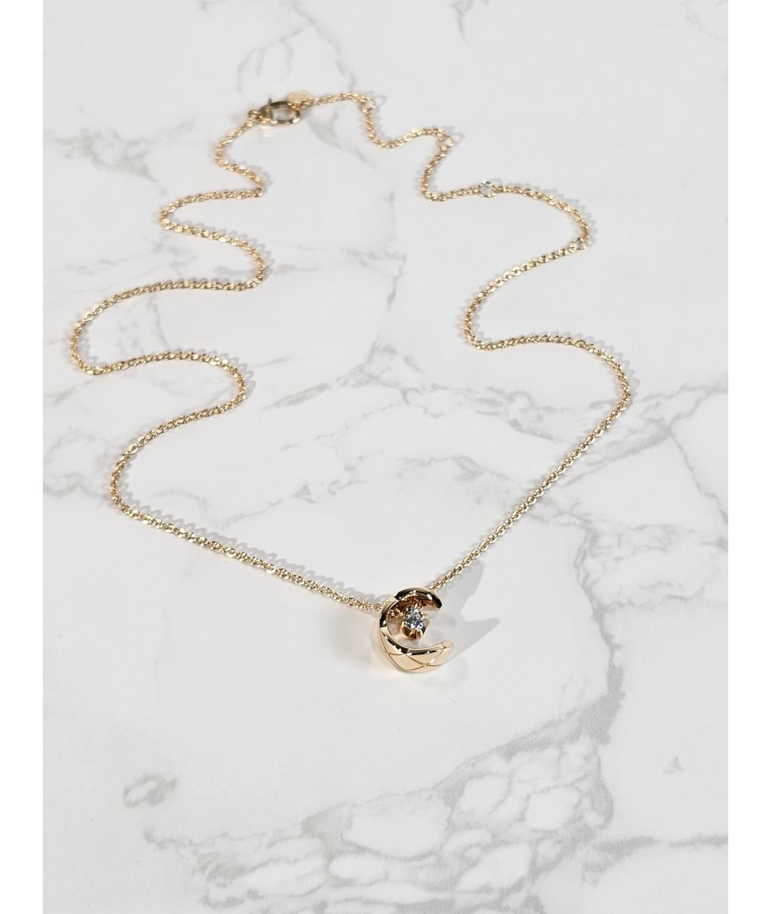 CHANEL Золотое колье из желтого золота, фото 4