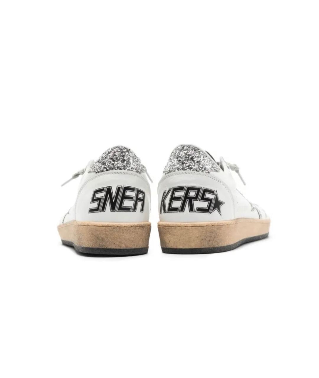 GOLDEN GOOSE DELUXE BRAND Белые кожаные кеды, фото 2