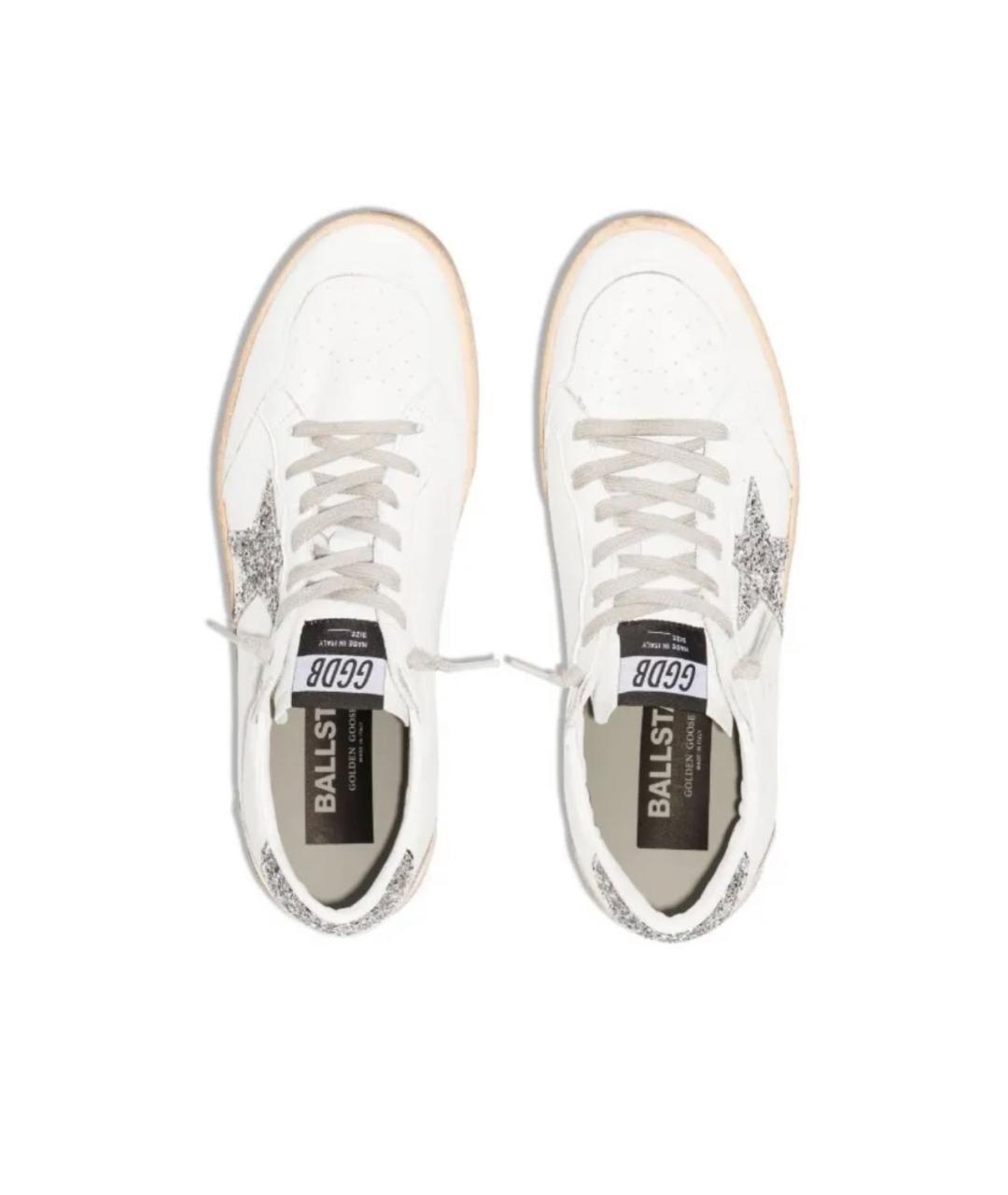 GOLDEN GOOSE DELUXE BRAND Белые кожаные кеды, фото 3