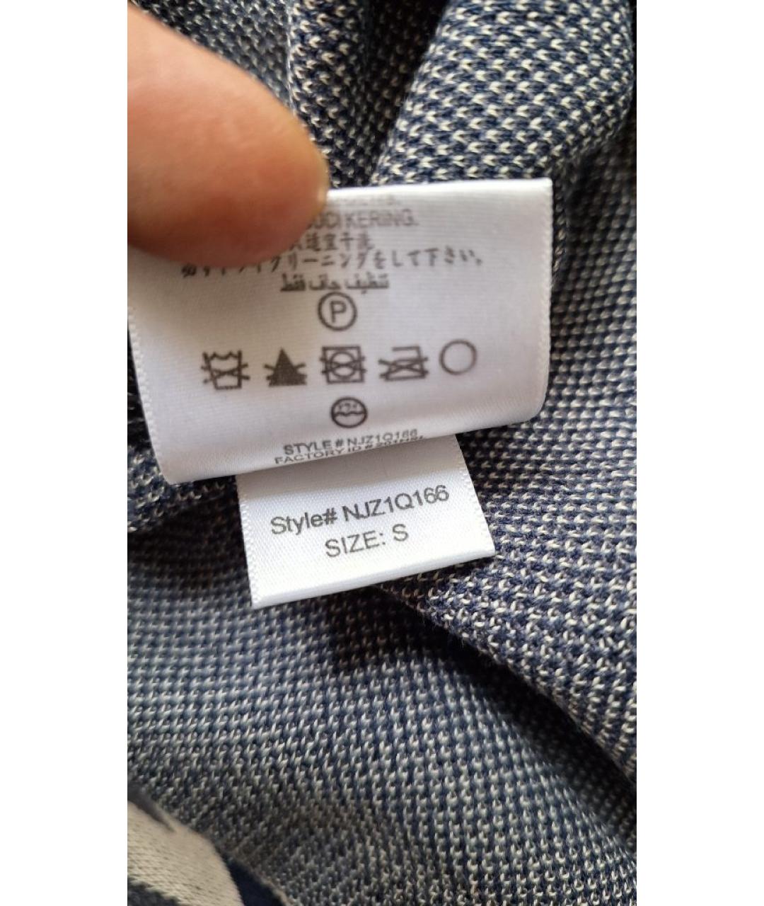 BCBG MAXAZRIA Серый шелковый джемпер / свитер, фото 6