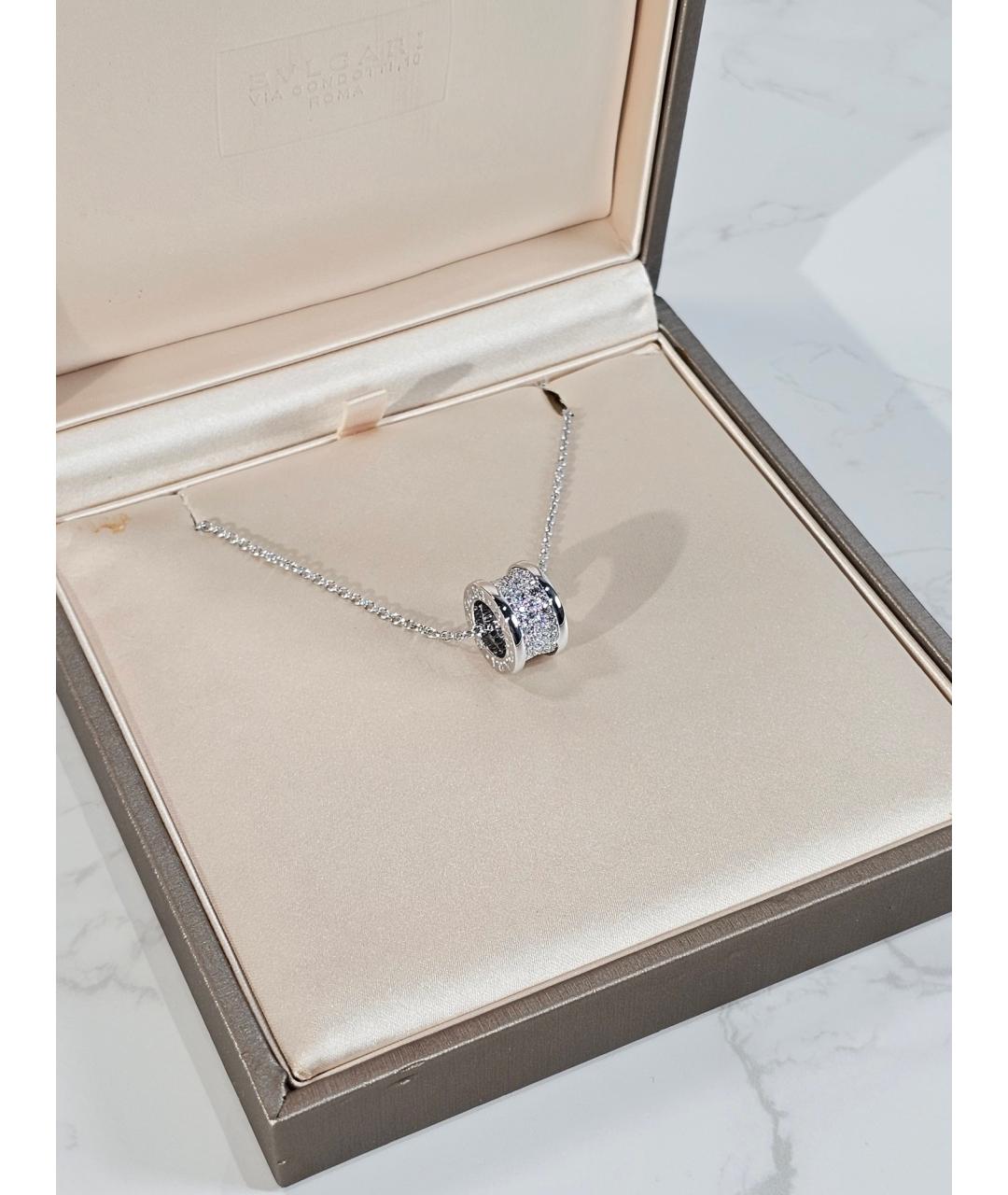 BVLGARI Серебряное колье из белого золота, фото 2