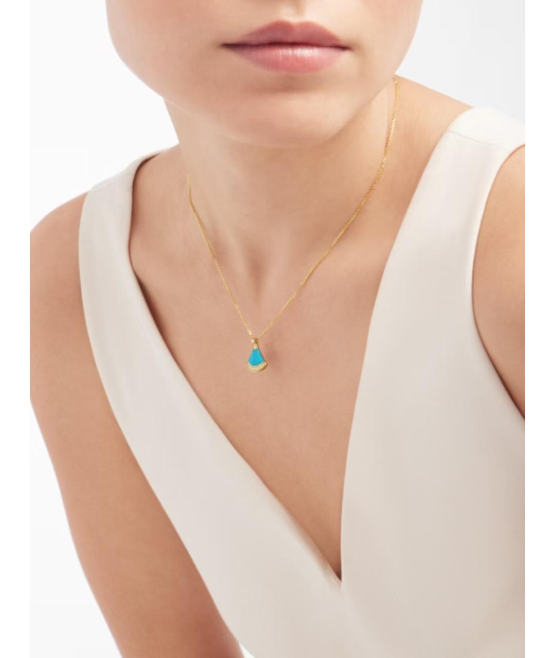 BVLGARI Золотое колье из желтого золота, фото 3