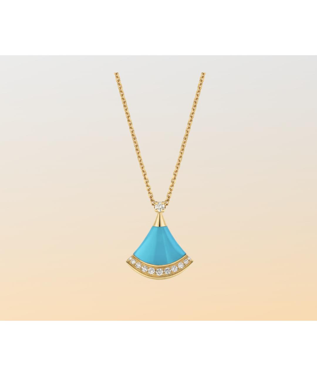 BVLGARI Золотое колье из желтого золота, фото 4