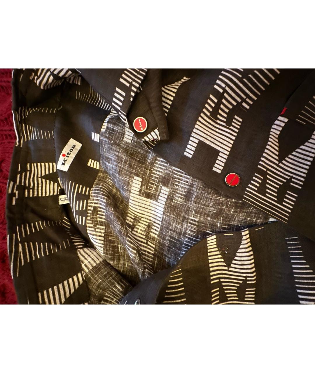 KITON Льняная кэжуал рубашка, фото 8