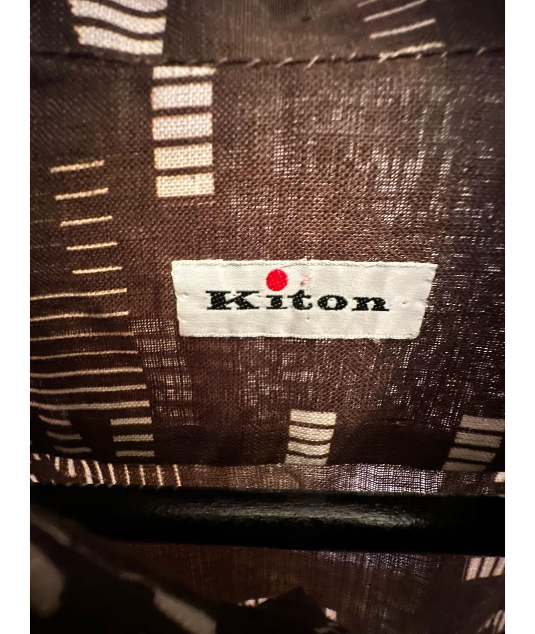 KITON Льняная кэжуал рубашка, фото 3