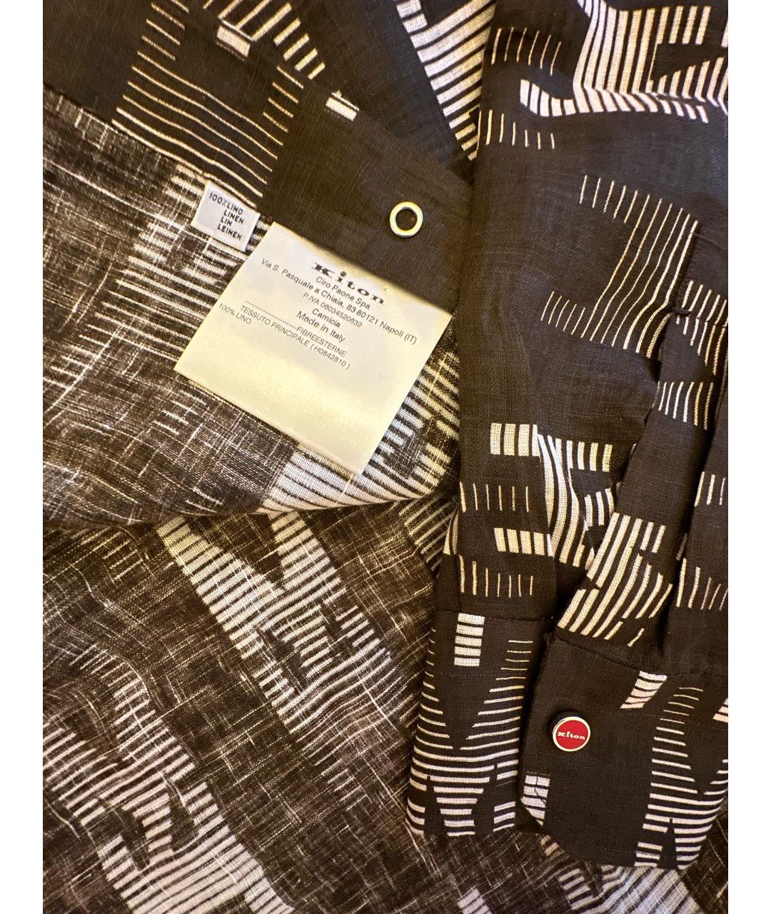 KITON Льняная кэжуал рубашка, фото 4