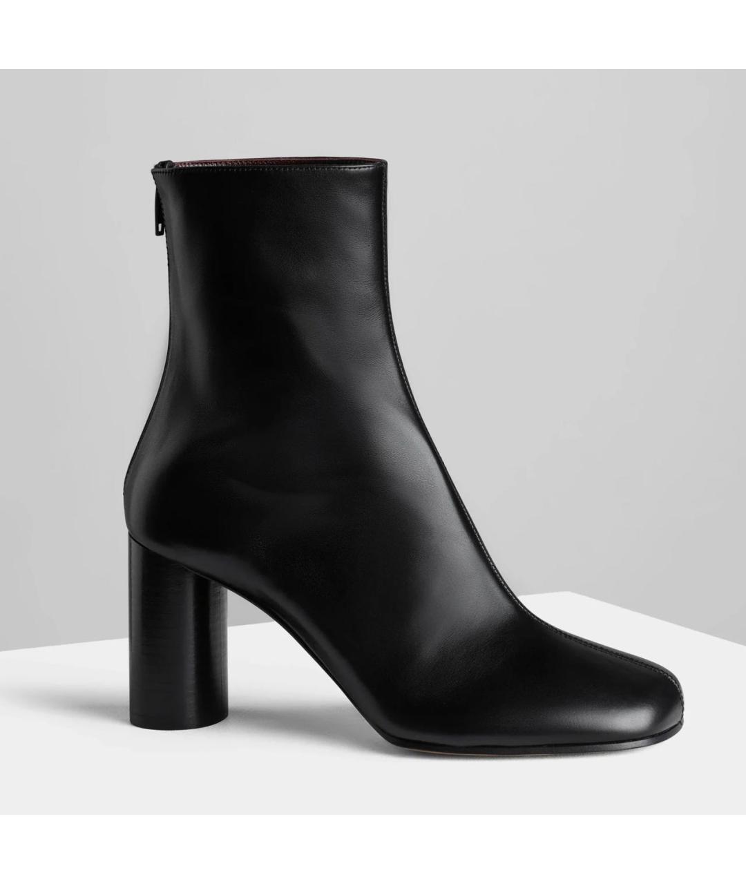 PHOEBE PHILO Черные кожаные ботильоны, фото 7