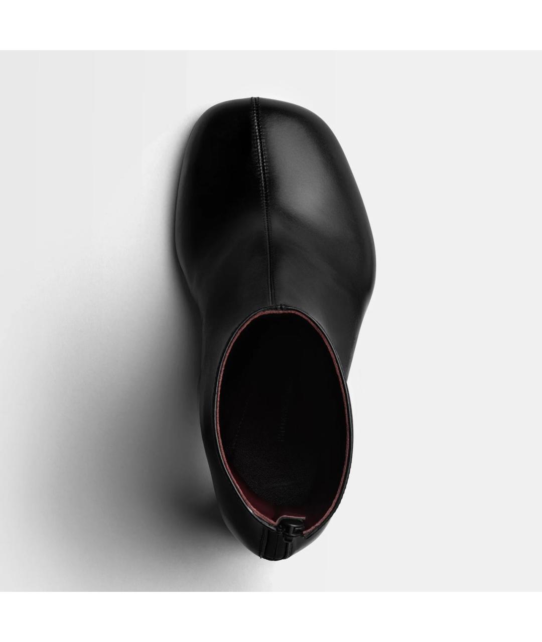 PHOEBE PHILO Черные кожаные ботильоны, фото 6