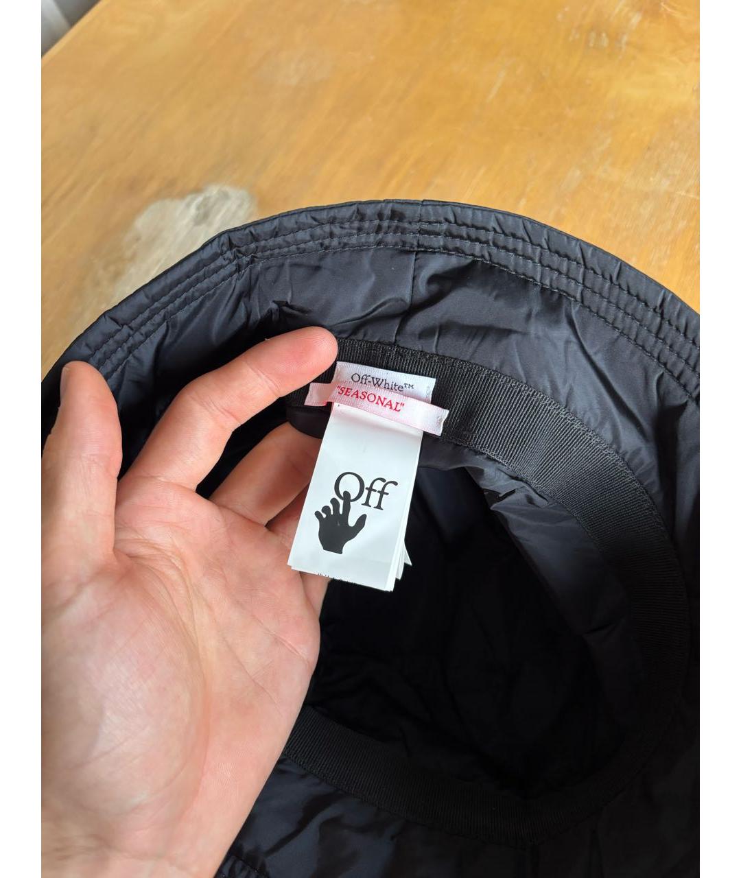 OFF-WHITE Черная синтетическая кепка/бейсболка, фото 5