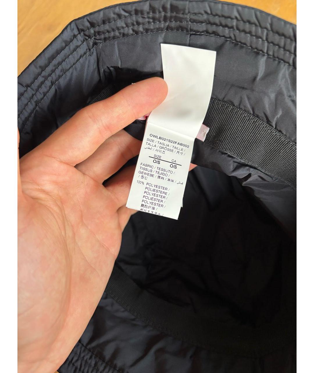 OFF-WHITE Черная синтетическая кепка/бейсболка, фото 6