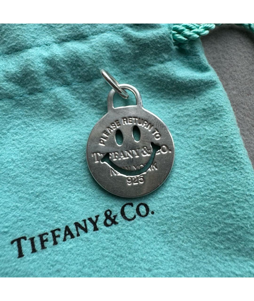 TIFFANY&CO Серебрянный серебряный кулон, фото 3