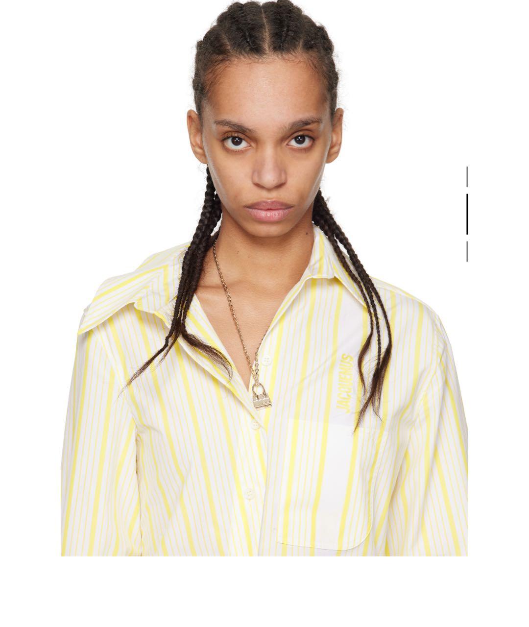 JACQUEMUS Золотое колье, фото 2