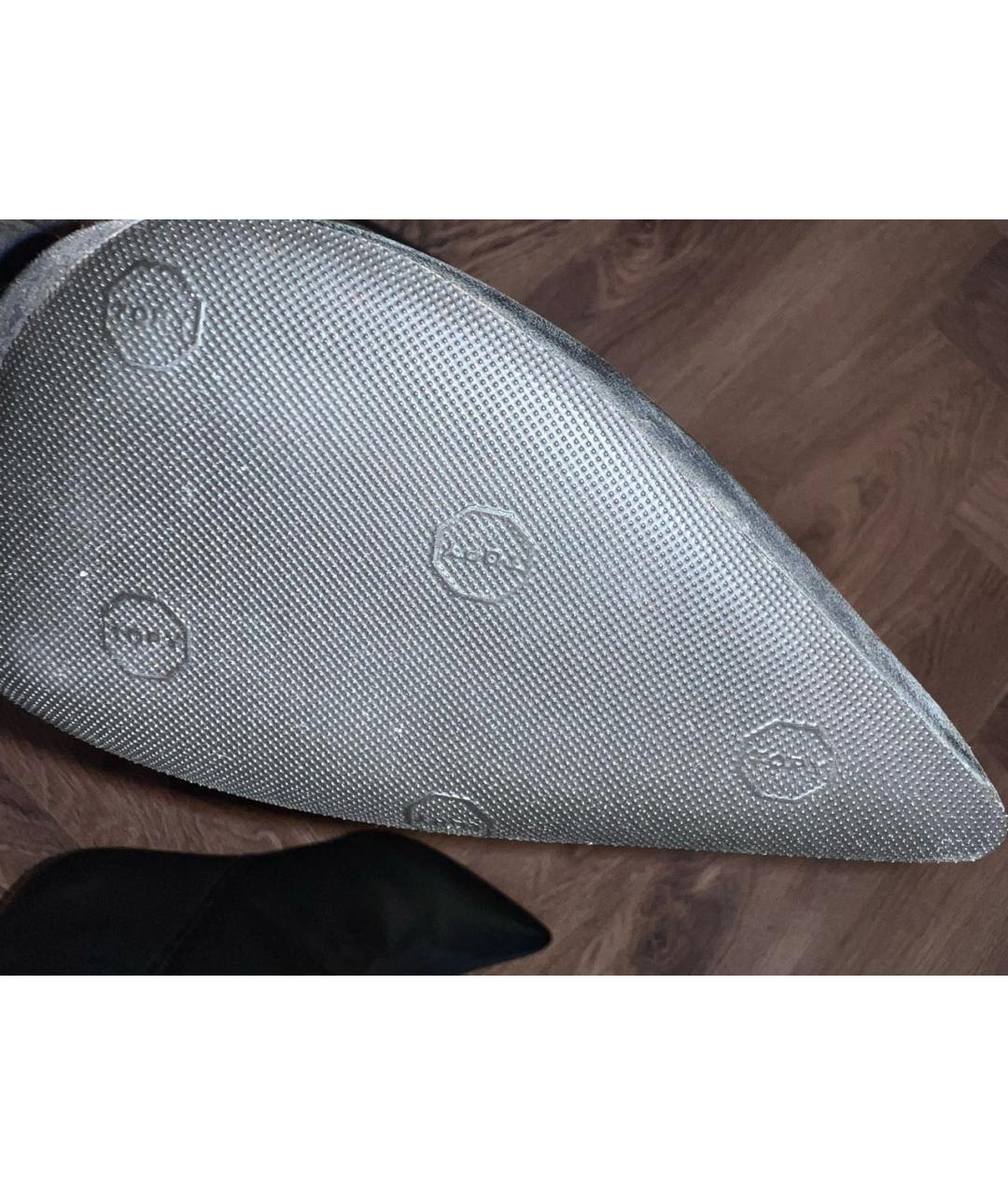 YEEZY Черные кожаные полусапоги, фото 6