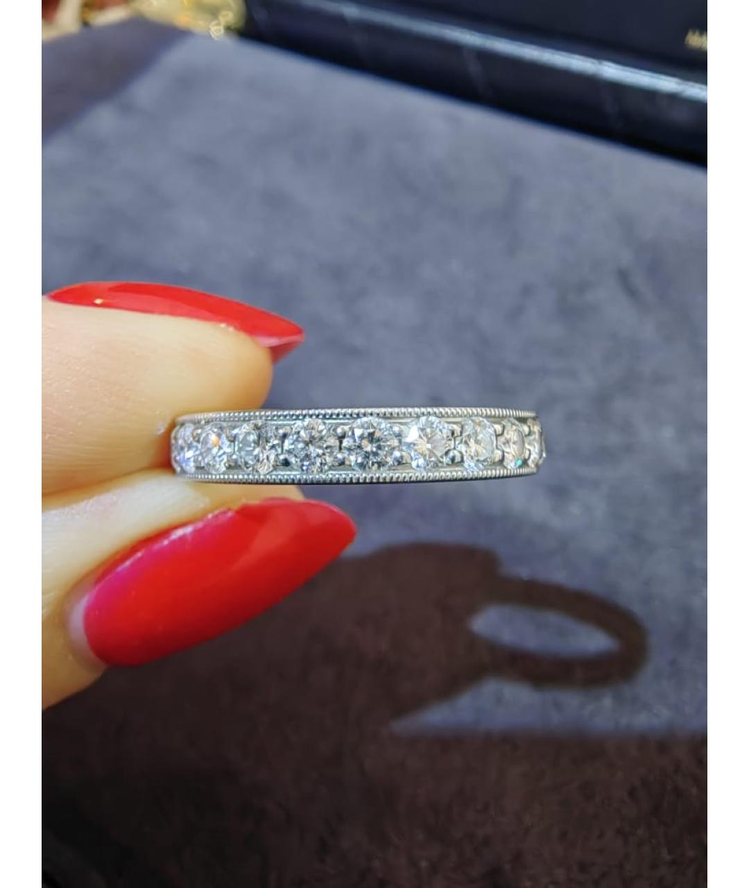 TIFFANY&CO Белое платиновое кольцо, фото 1