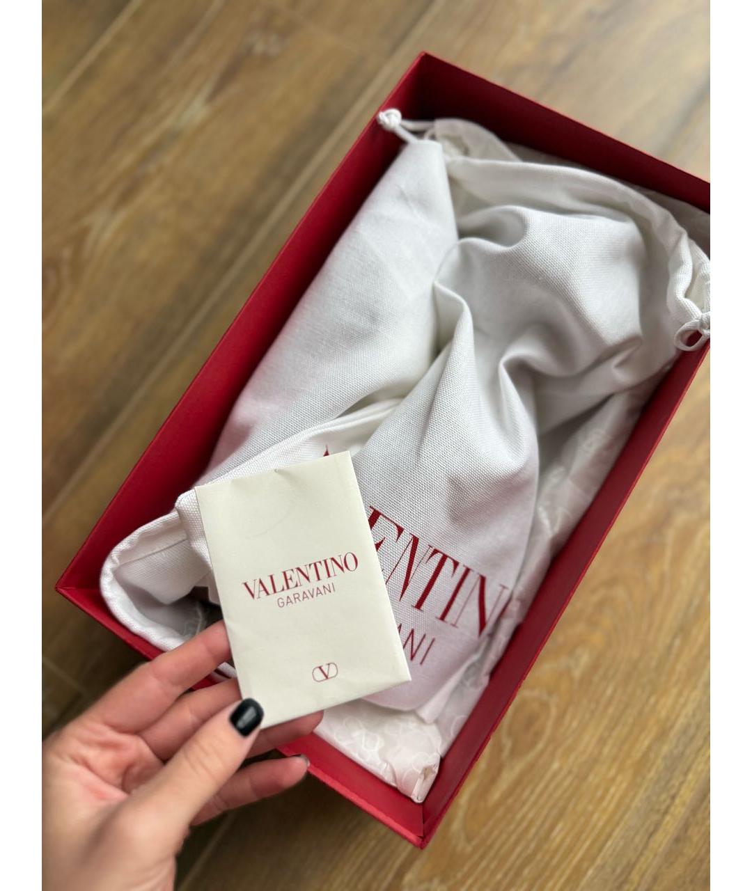 VALENTINO Коричневые кожаные мюли, фото 7