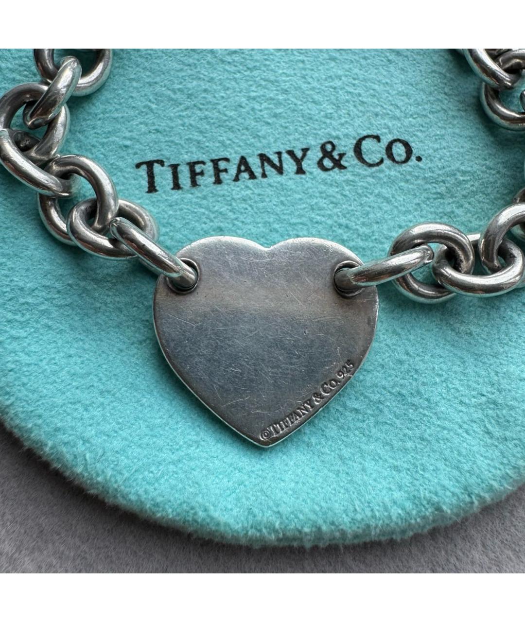 TIFFANY&CO Серебрянный серебряный браслет, фото 4