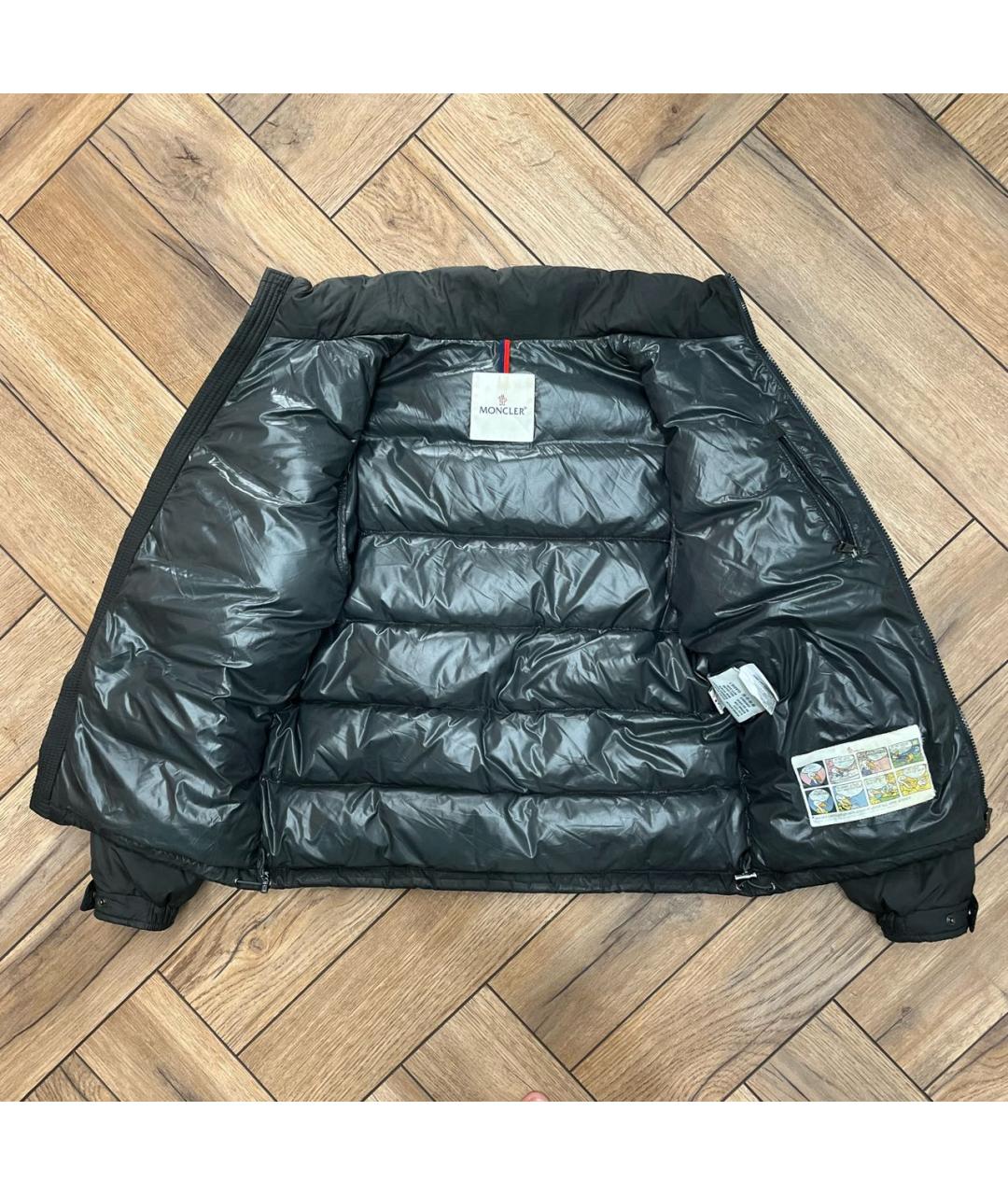 MONCLER Антрацитовая полиэстеровая куртка, фото 2