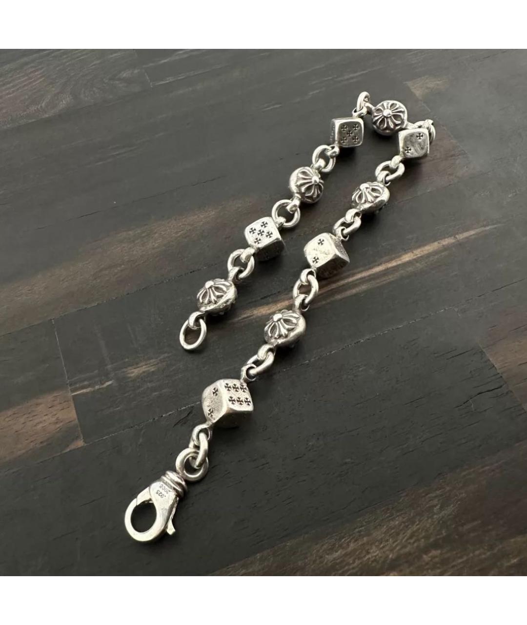 CHROME HEARTS Серебрянный серебряный браслет, фото 5