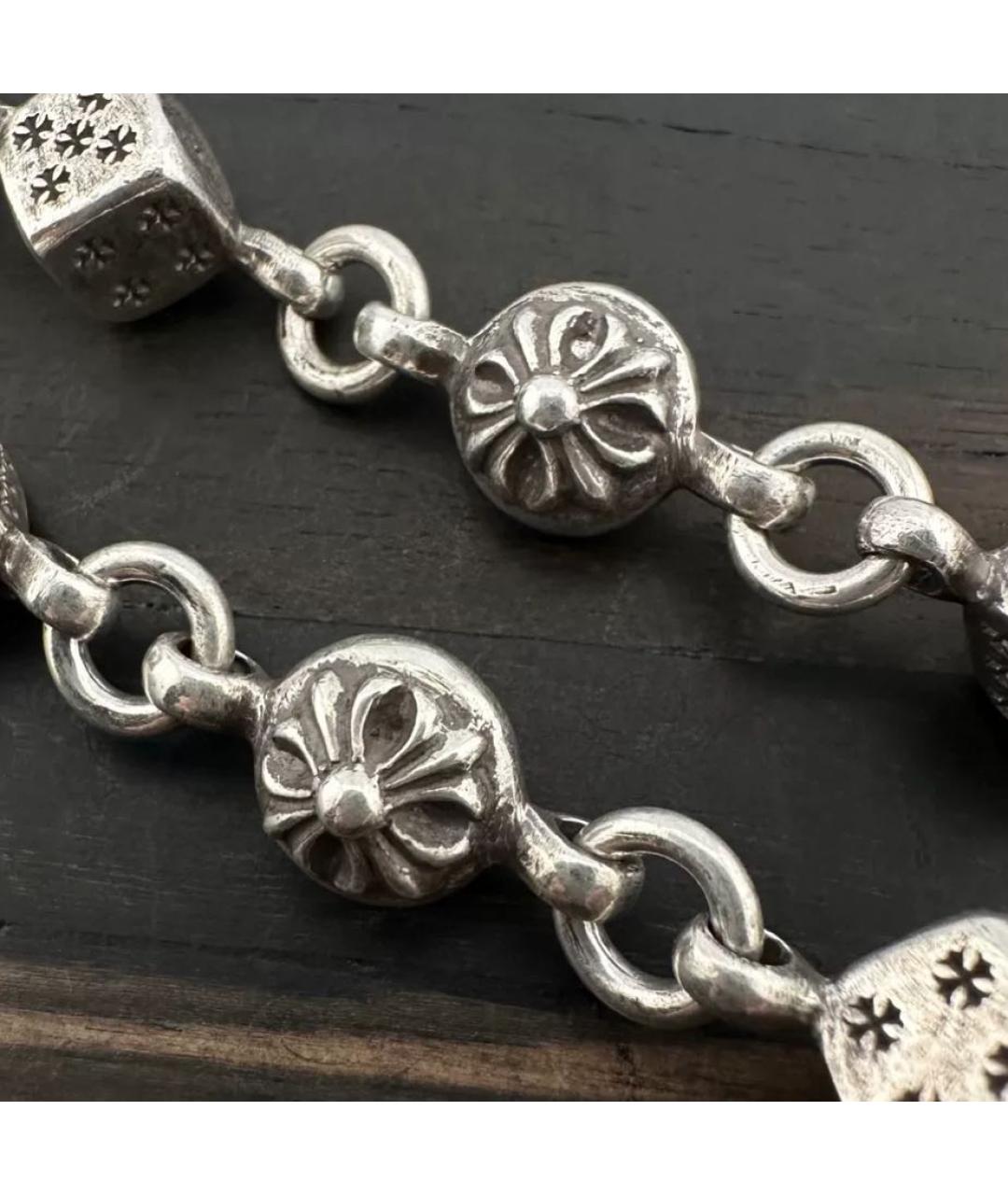 CHROME HEARTS Серебрянный серебряный браслет, фото 4