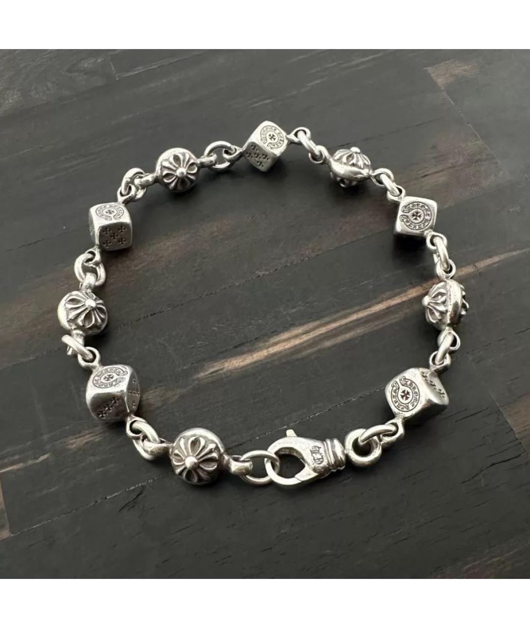CHROME HEARTS Серебрянный серебряный браслет, фото 6