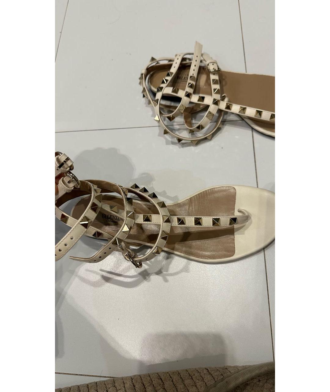 VALENTINO Кожаные сандалии, фото 5