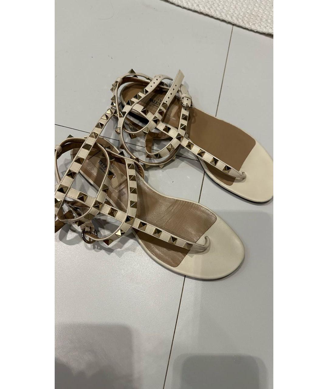 VALENTINO Кожаные сандалии, фото 2