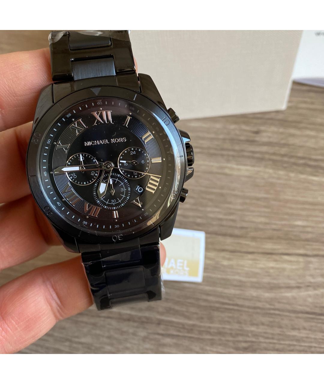 MICHAEL KORS Черные стальные часы, фото 3