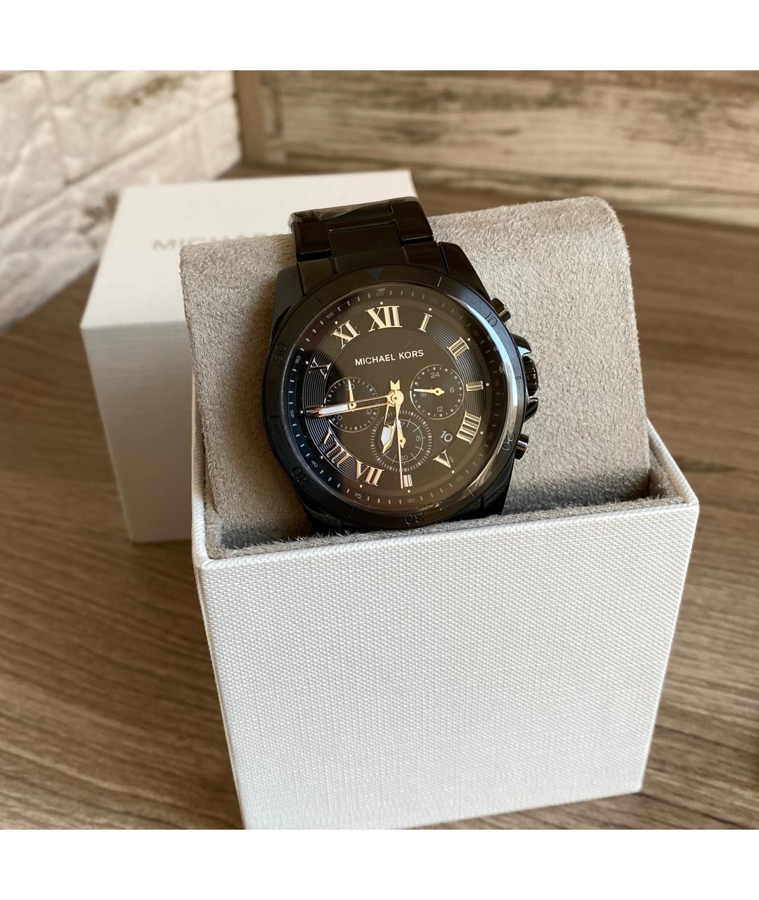MICHAEL KORS Черные стальные часы, фото 2