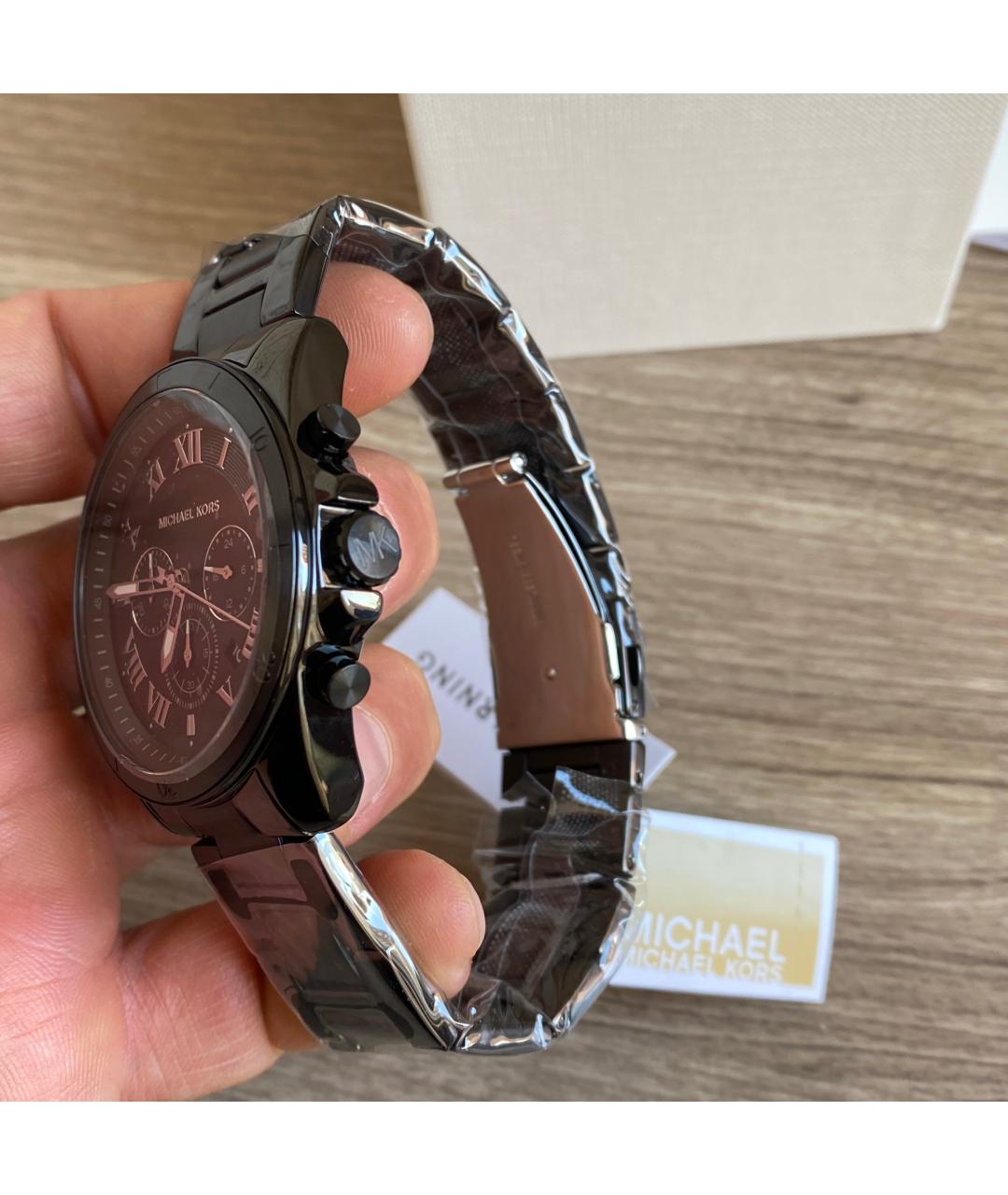 MICHAEL KORS Черные стальные часы, фото 7