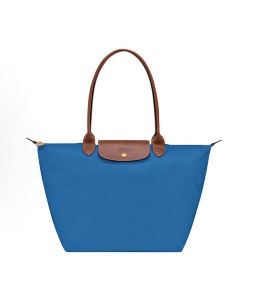 LONGCHAMP Синяя сумка тоут, фото 6