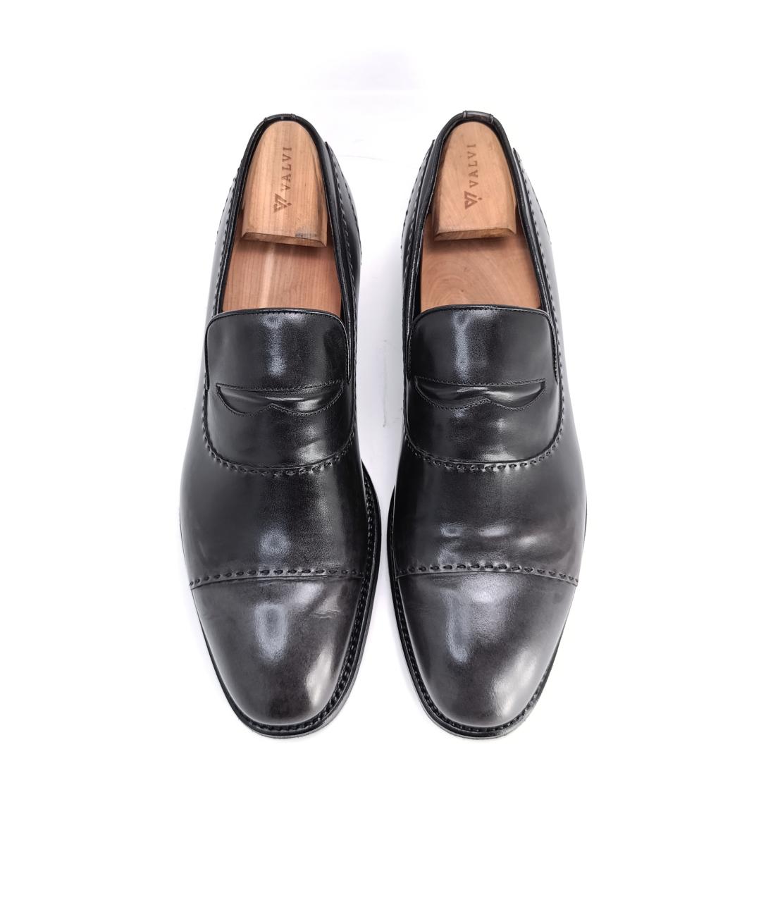 BRIONI Черные кожаные лоферы, фото 4